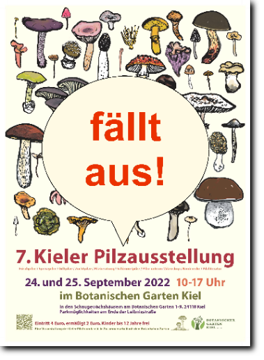 Plakat 6. Kieler Pilzausstellung